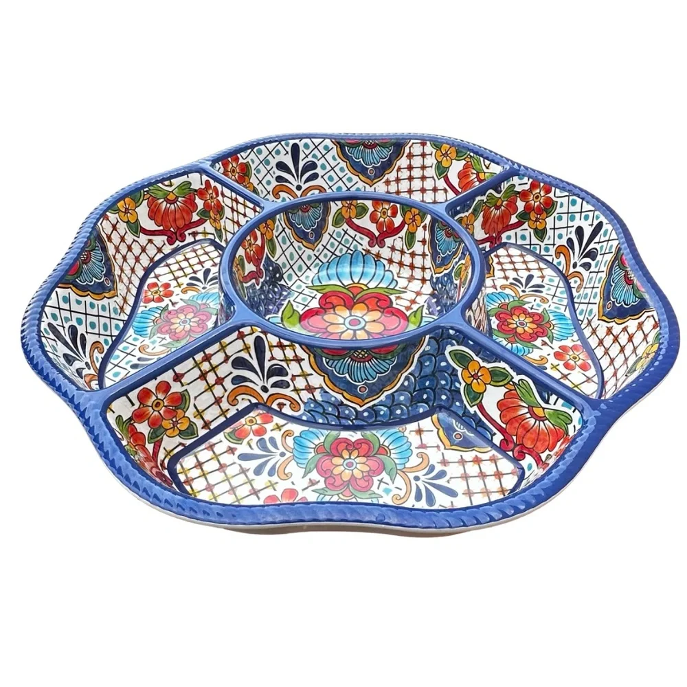 Artisan De Luxe Melamine Divided Serving Tray 15.5